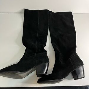 Black Michael Kors Suede Boots